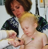 Jenna during treatment