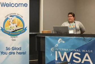 Cathryne Cansler presenting at WAGR Weekend